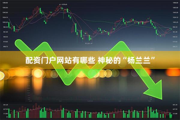 配资门户网站有哪些 神秘的“杨兰兰”